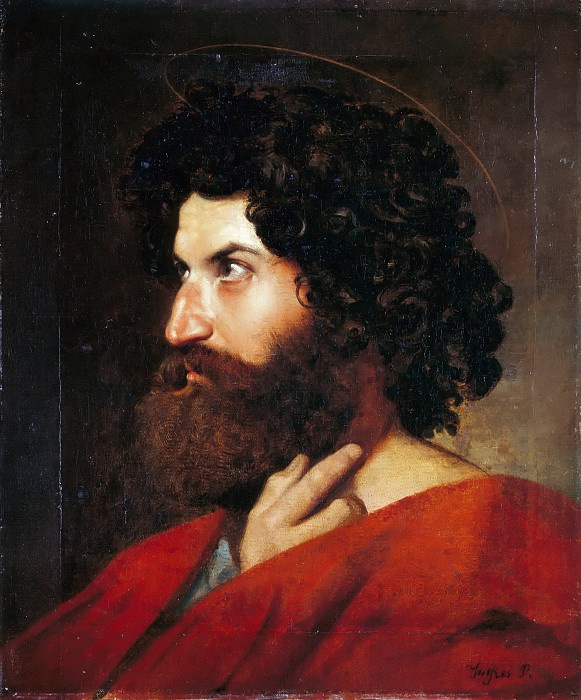 Jean Auguste Dominique Ingres. Saint Matthew