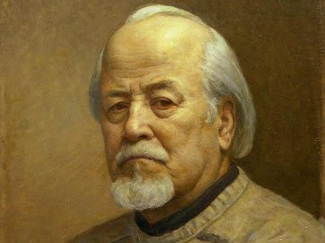 Self-portrait, 1990, 63×51 cm by Eugene Nikolayevich Troshev