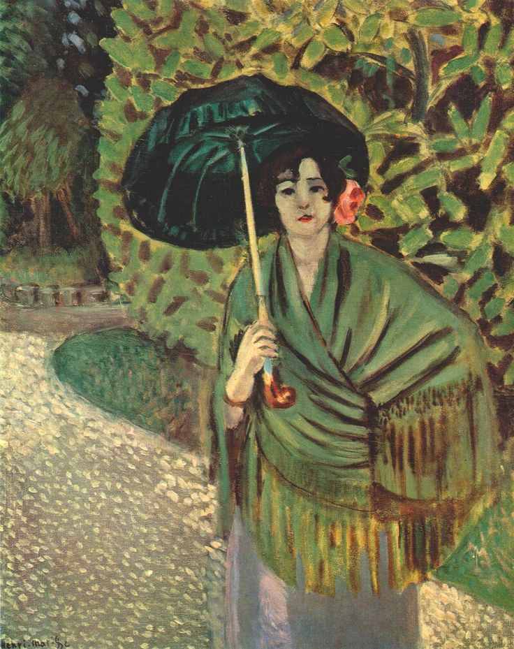 Henri Matisse. Woman with umbrella