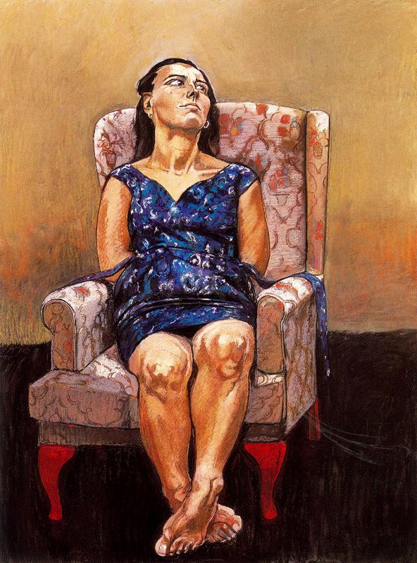Paula Rego. The woman in the chair