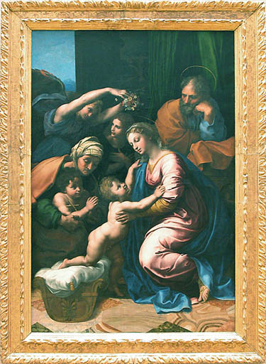 Большое святое семейство Франциска I (Мадонна с младенцем и святыми)