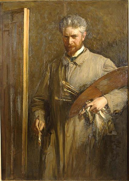 Oscar Gustav Bjork. Self-portrait