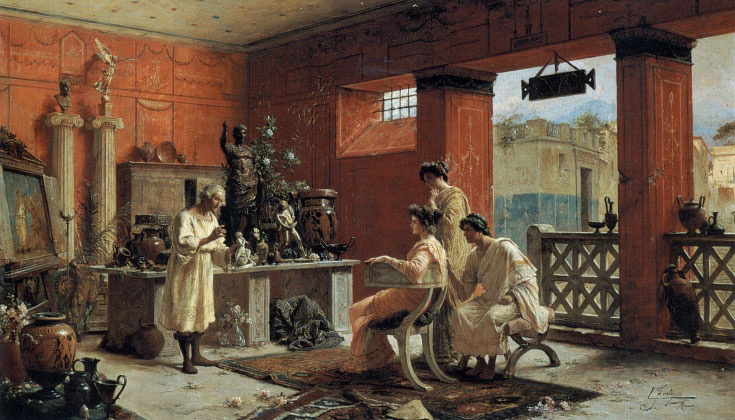 Ettore Forti. Antique dealers