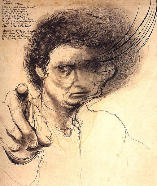 Brett whiteley. Remembering Lao Tse (Shaving off a Second)