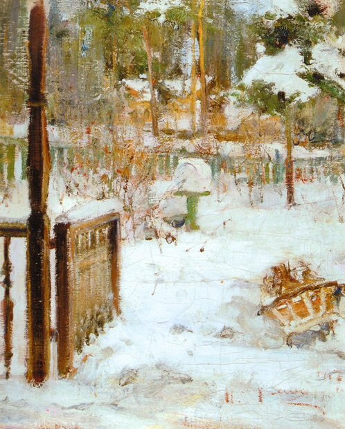 Nicolai Fechin. Winter landscape.