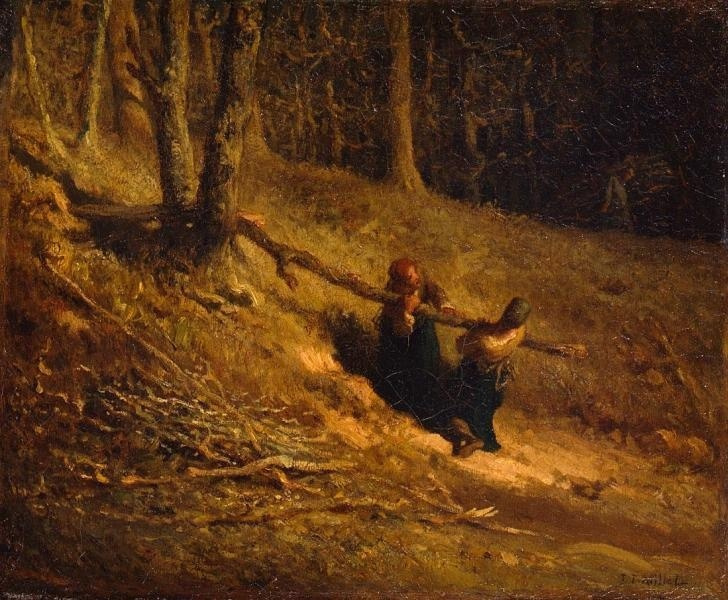 Jean-François Millet. The Brushwood Collectors