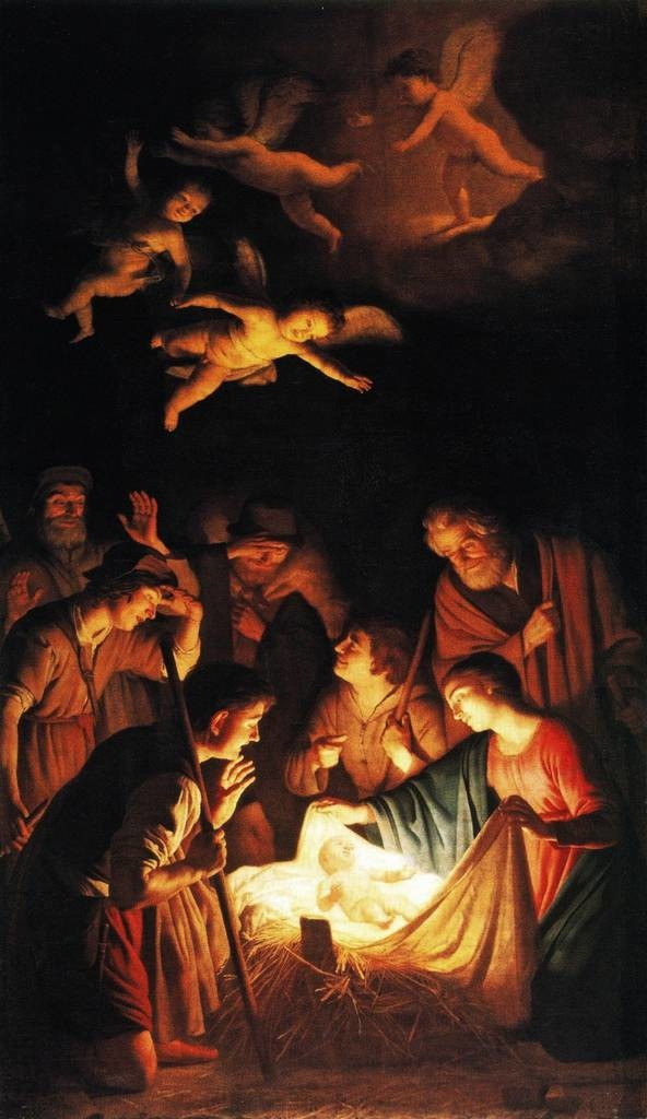 Gerrit van Honthorst. The adoration of the shepherds