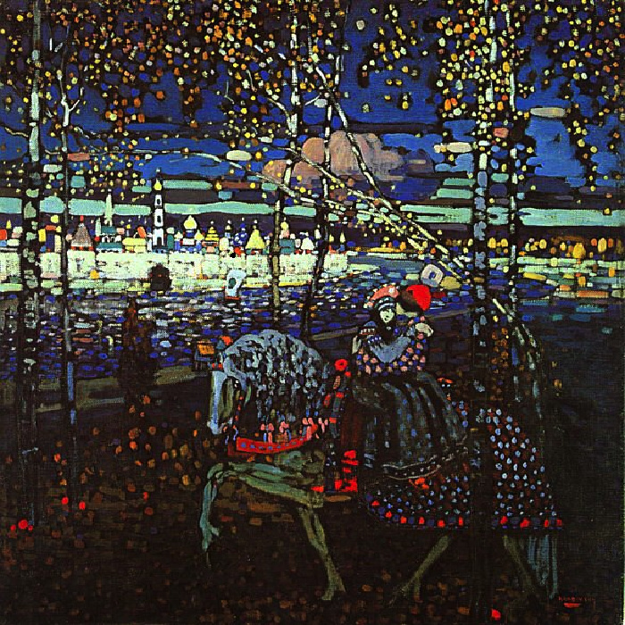 Wassily Kandinsky. Two on a horse