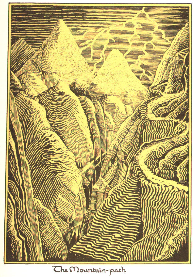 John Ronald Reuel Tolkien. The road to the mountain