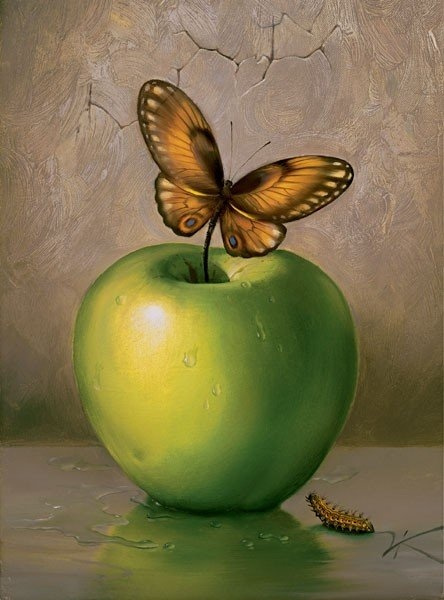 Vladimir Kush. Green Apple