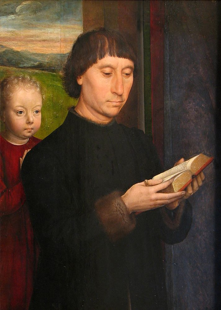 Hans Memling. Portrait of the donor,