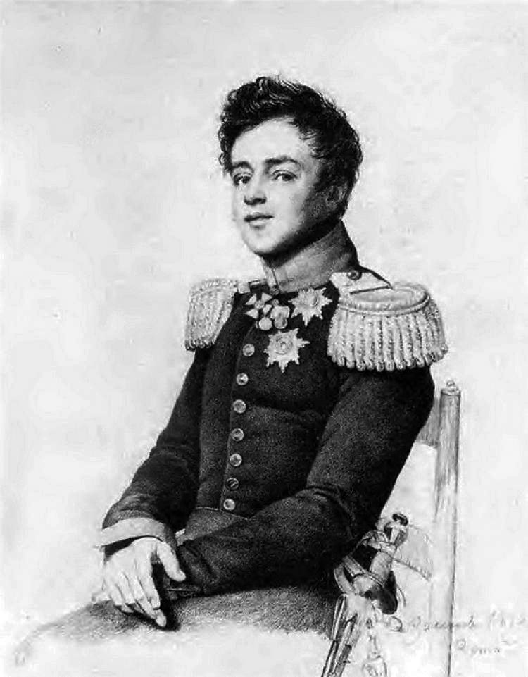 Orest Adamovich Kiprensky. Portrait of Grand Duke Mikhail Pavlovich