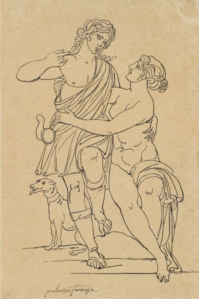 Jacques-Louis David. Venus and Adonis