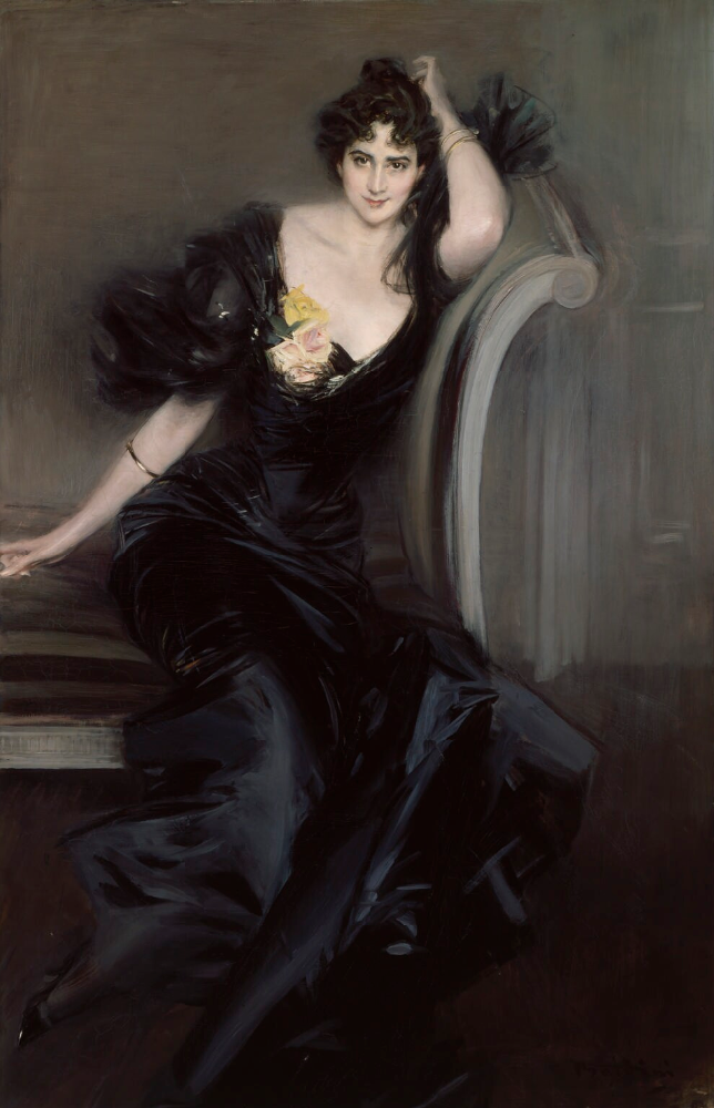 Giovanni Boldini. Portrait of Lady Colin Campbell, nee Gertrude Elizabeth Blat