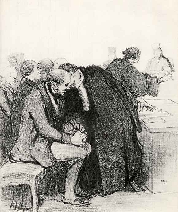 Honore Daumier. Safely carry them insults, I'll start