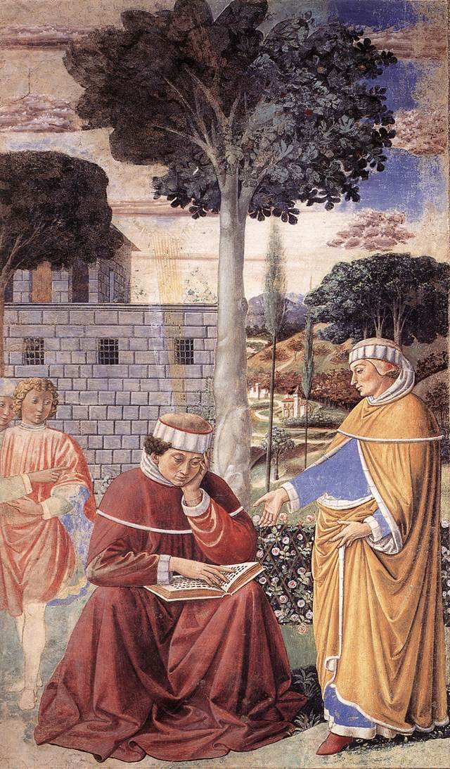 Benozzo Gozzoli. Aurelius Augustine