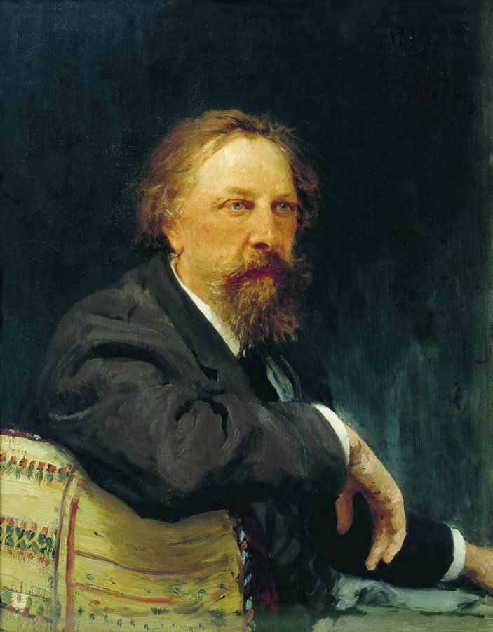 Ilya Efimovich Repin. Portrait Of A. K. Tolstoy