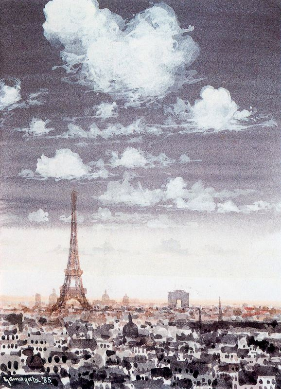 Hiro Yamagata. Clouds over the tower