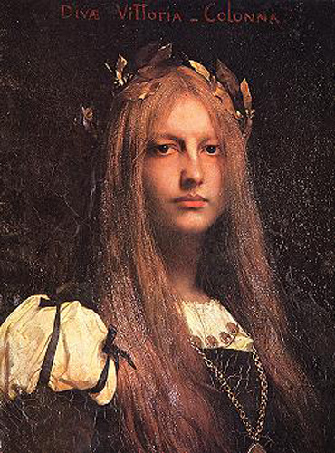 Jules Joseph Lefebvre. Portrait Of Victoria Of The Column