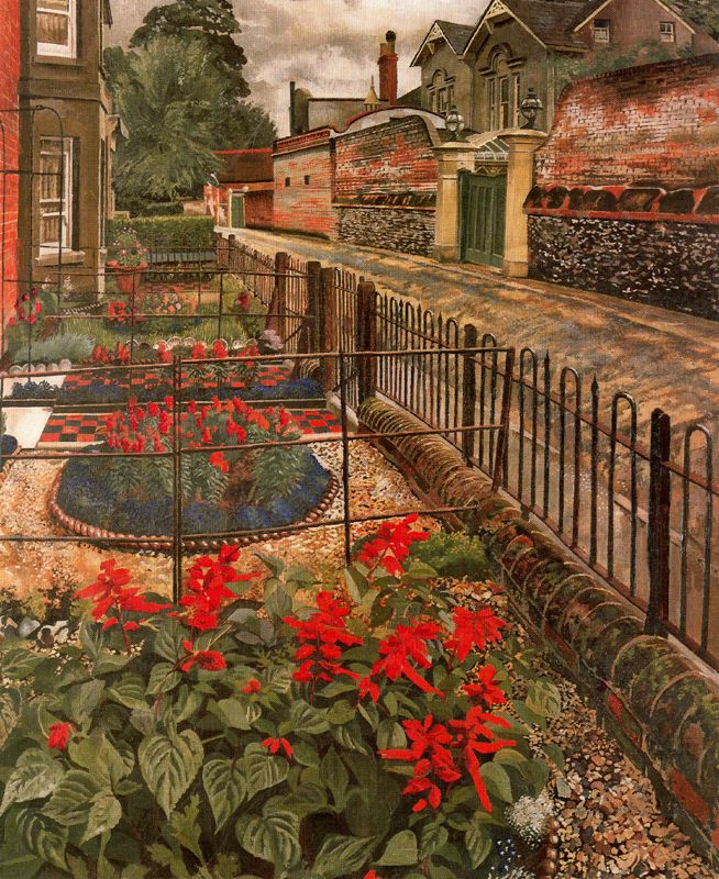 Stanley Spencer. Flower beds