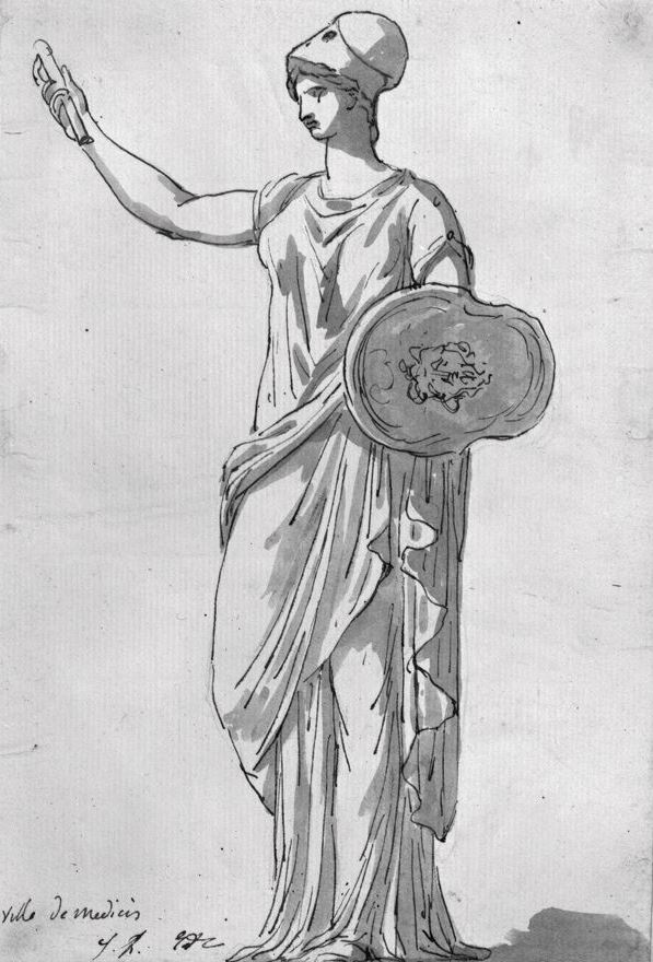 Jacques-Louis David. Athena