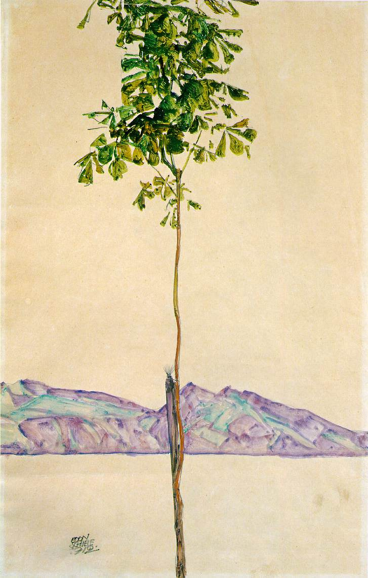Egon Schiele. Little tree (Chestnut tree at lake Constance)