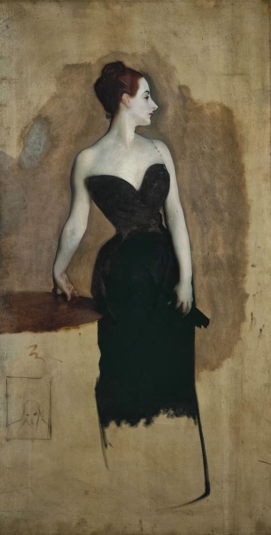 John Singer Sargent. Sketch for a portrait of Madame Gotra