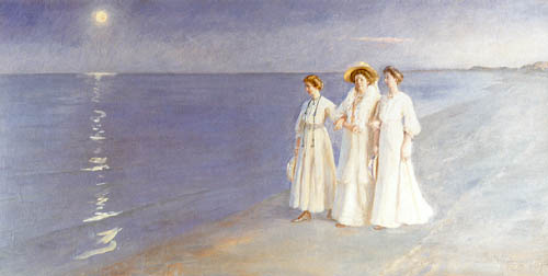 Peder Severin Krøyer. Walk on the beach scienscope