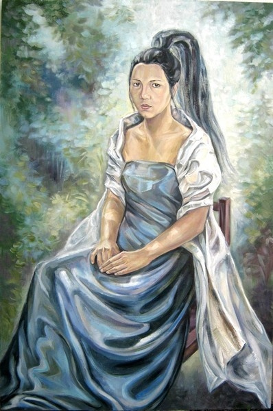 Margarita Shamilevna Usmanova. Portrait of sisters