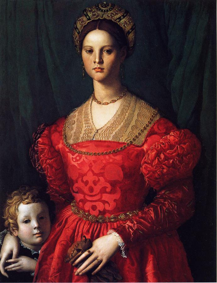 Портрет молодой женщины с сыном