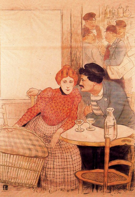 Theophile-Alexander Stainlin. At the bar (Pre-deal)