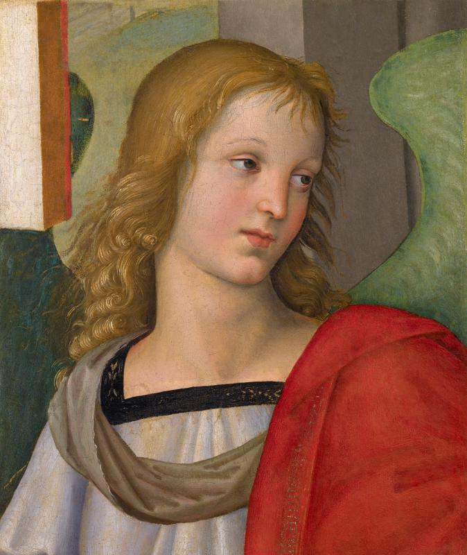 Raphael Sanzio. The head of the angel