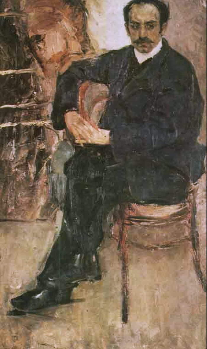 Fedor Grigorievich Krichevsky. Portrait of the artist Vartanes Akhikyan