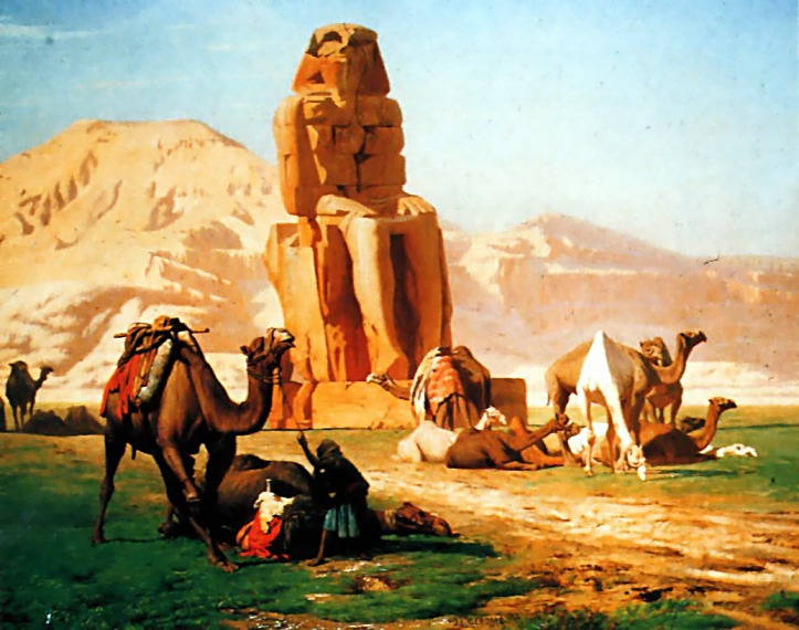 Jean-Leon Jerome. The Colossus Of Memnon