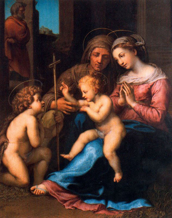 Raphael Santi. Madonna der göttlichen Liebe