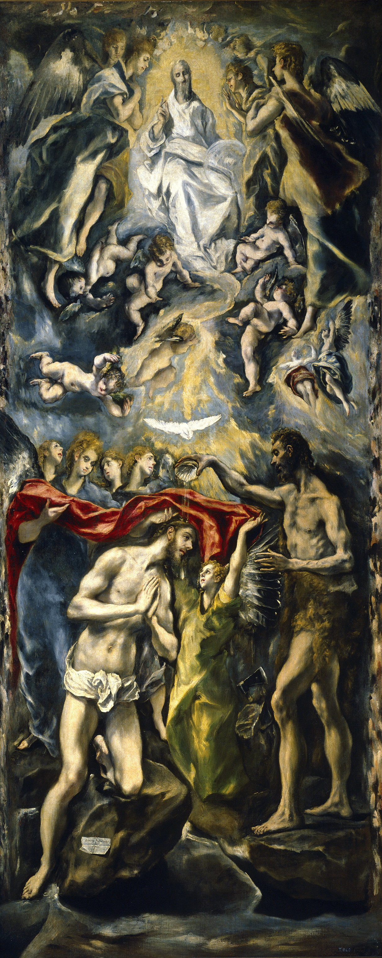 Domenico Theotokopoulos (El Greco). The Baptism of the Lord