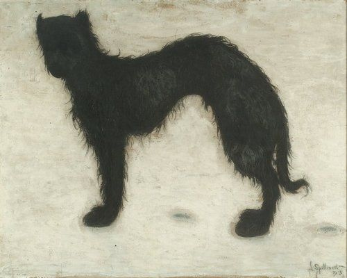 Leon Spilliaert. Dog in the snow