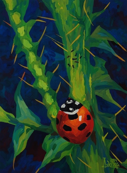 Larissa Lukaneva. Ladybug