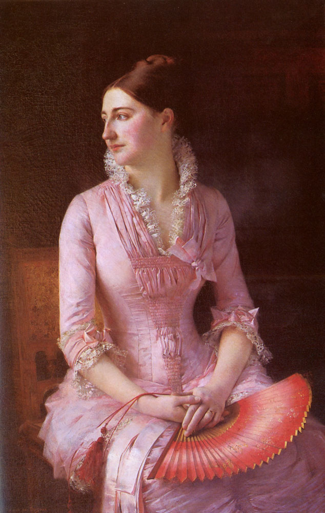 Pascal Adolphe Jean Dagnan-Bouveret. The girl in pink