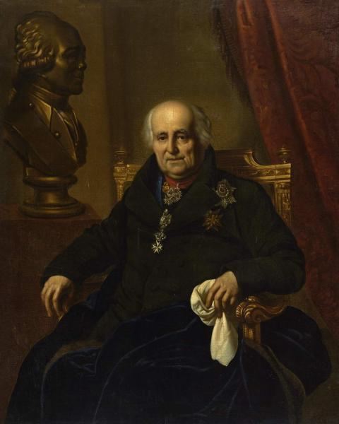 Orest Adamovich Kiprensky. Portrait of Count G. G. Kushelev