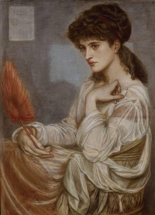 Dante Gabriel Rossetti. Portrait Of Maria Theresa Zambaco