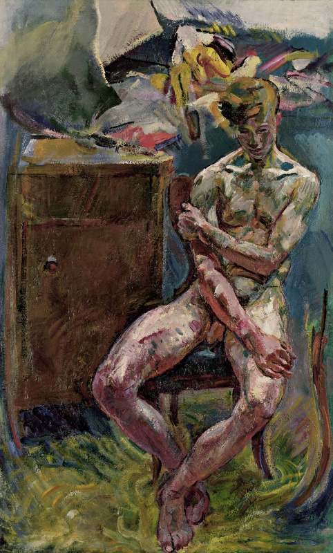Anton Kolig. Jeune homme assis (le matin)