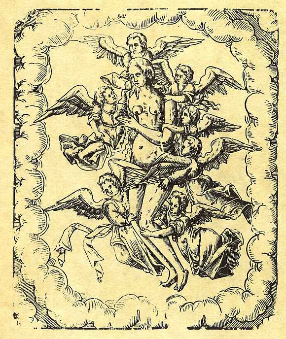 Karl Gustav Burling. Angels, ascending into heaven Saint Mary Magdalene