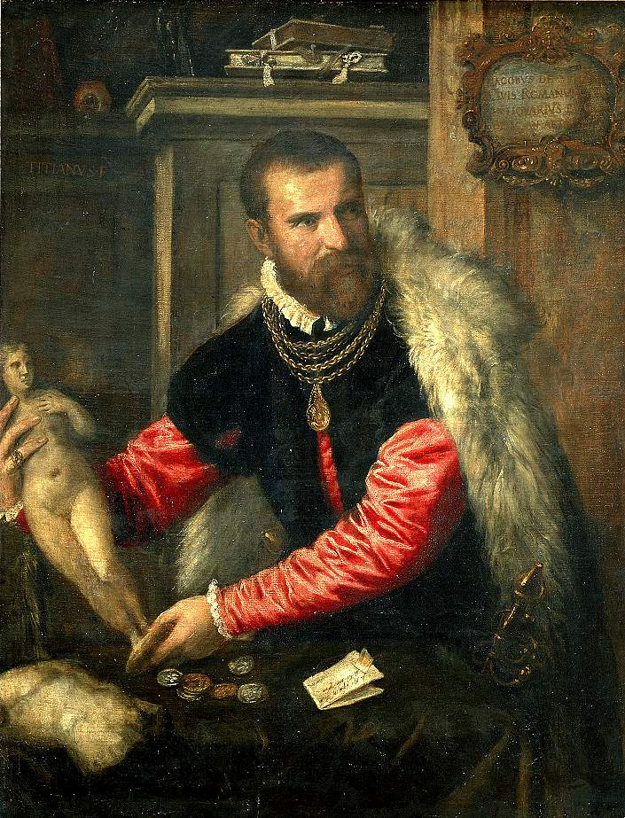 Titian Vecelli. Portrait Of Jacobo Strada