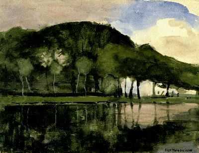 Piet Mondrian. Along The Amstel