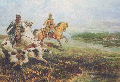 Rudolf Frentz. Boyar hunting times of Tsar Alexei Mikhailovich