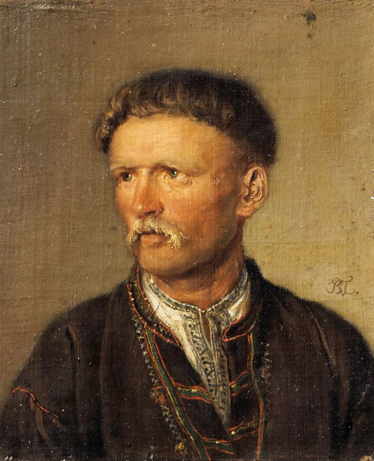 Vasily Tropinin. An elderly Ukrainian peasant (Ustim Karmelyuk?)