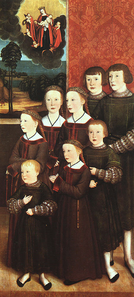 Bernhard Stiegel. Eight children