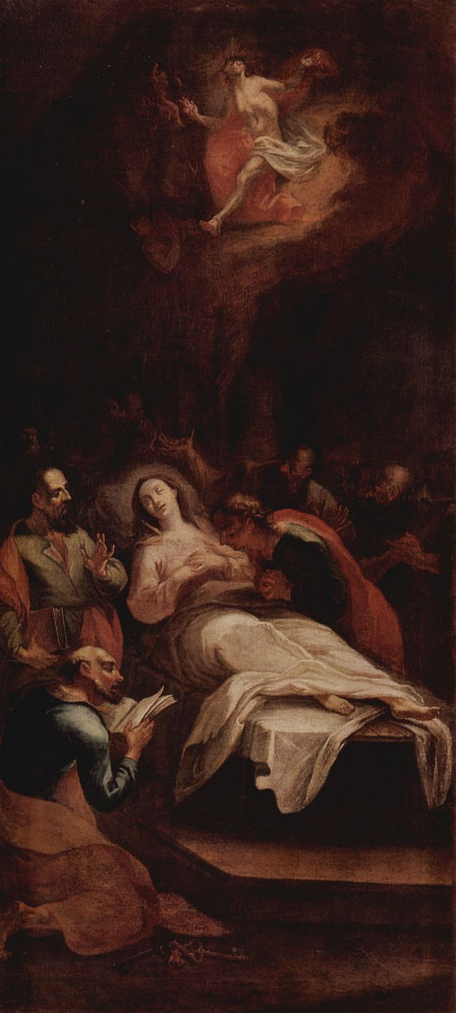 Микеланджело Унтербергер. Смерть Марии