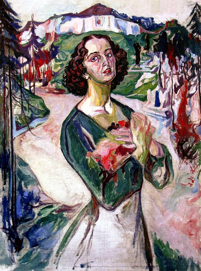 Alexey (Oleksa) Novakovsky. Spring. Portrait of Gali Golubovskaya